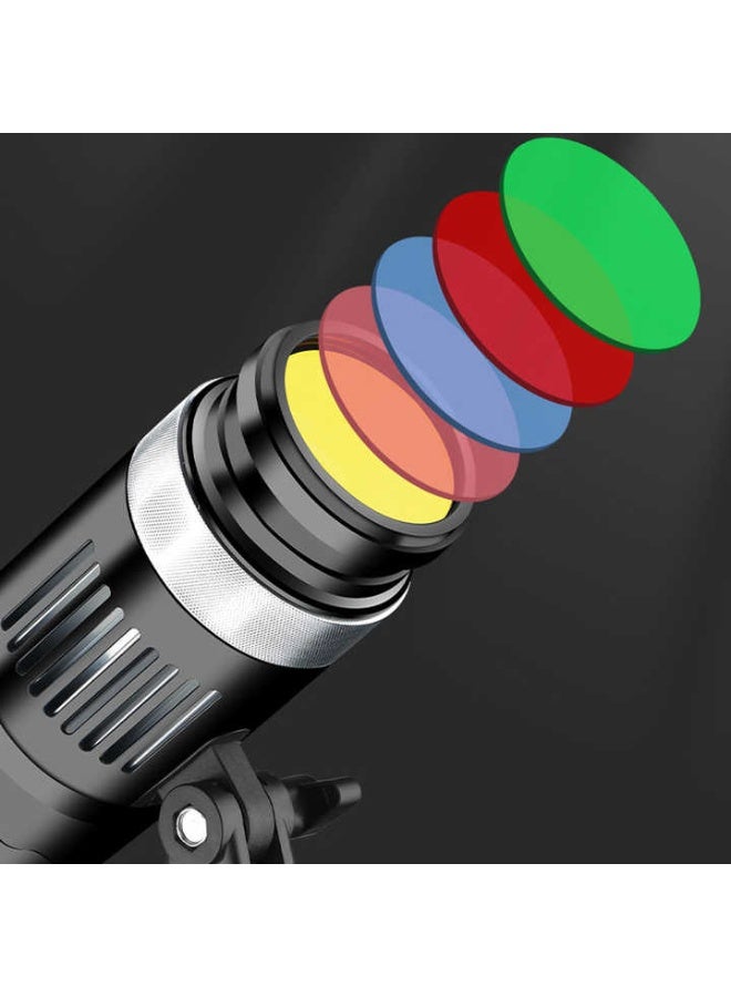 Generic YM-80 50W COB LED Spotlight Fill Light 220V 6500K Brightness Adjustable Mount for Live Streaming Portrait Product Photography  - Image 3
