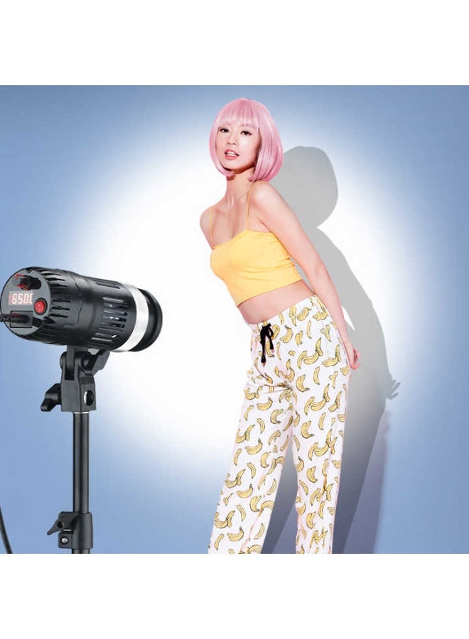 Generic YM-80 50W COB LED Spotlight Fill Light 220V 6500K Brightness Adjustable Mount for Live Streaming Portrait Product Photography  - Image 4