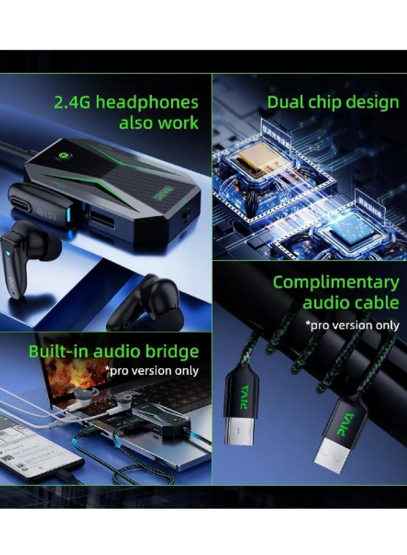 PIVA GS4 PRO Type C 5 in 1 Adapter with 32bit Sound Card 60W Fast Charging Data Transfer Rate Up to 480Mbps Compatible with AUX and Type C Headphones Supports All iPads and iPhones with Type C Port