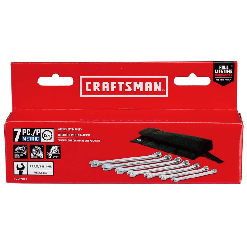 CRAFTSMAN MM WRENCH SET IN POUCH, 7PC (CMMT21086) - Image 5