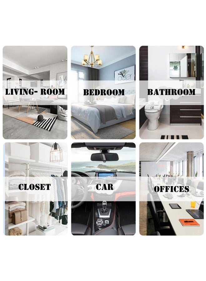 MOB OUD Series Black Ice Air Freshener for Car Home Office Closet, Organic Alcohol Free Solid Gel, Long Lasting Upto 60 Days, Spill Proof Odor Eliminator, Premium Oud Fragrance with Sandalwood Musk Oakmoss for Dashboard Room Bathroom Use Car - Image 5