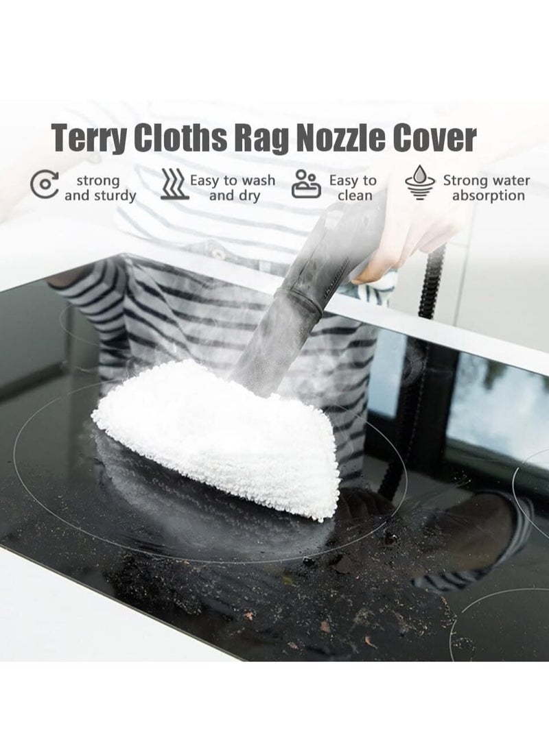 6 Pack Cloth Set Mopping Pads Replacement for Karchers SC2/ SC3/ SC4/ SC5 Microfiber Mopping Pads Cloth Accessories(for Karchers 3Rag Nozzle Covers & for Karchers 3Microfiber Mopping Pads)  - Image 5