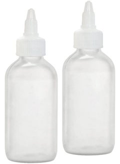 BRIGHTFROM Condiment Squeeze Bottles 4 Oz Squirt Empty Bottles Clear Twist Top Cap Leak Proof Great For Ketchup Mustard Syrup Sauces Dressing Oil Arts & Crafts Bpafree Pack Of 2  - Image 1