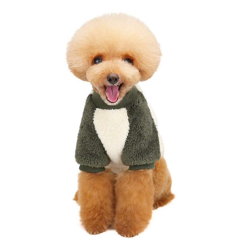 1Pc Pet Clothing Fleece Coat Double-Layer Cold-proof Apparel - Image 5