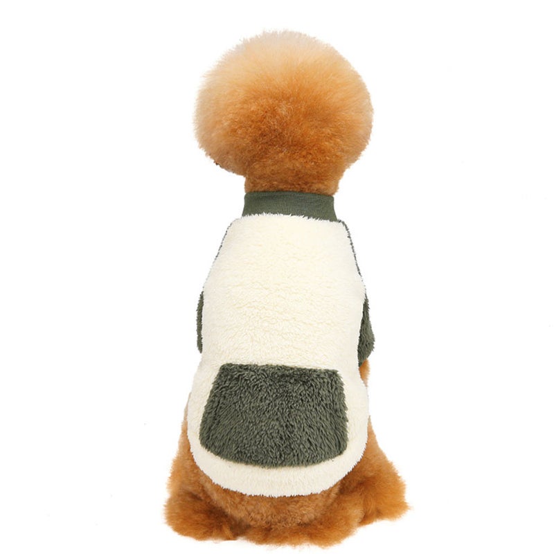 1Pc Pet Clothing Fleece Coat Double-Layer Cold-proof Apparel - Image 4