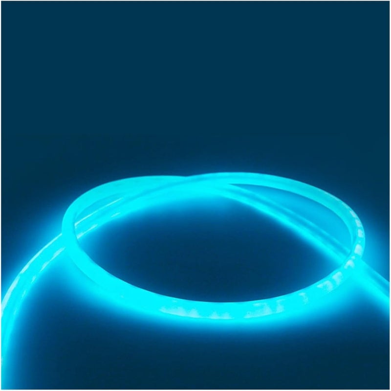 5m 2835 10 * 10MM semicircular neon Tube Light with 120 Lights Single Light Single Cut Light bar Engineering Decoration(3000K Warm White) - Image 3