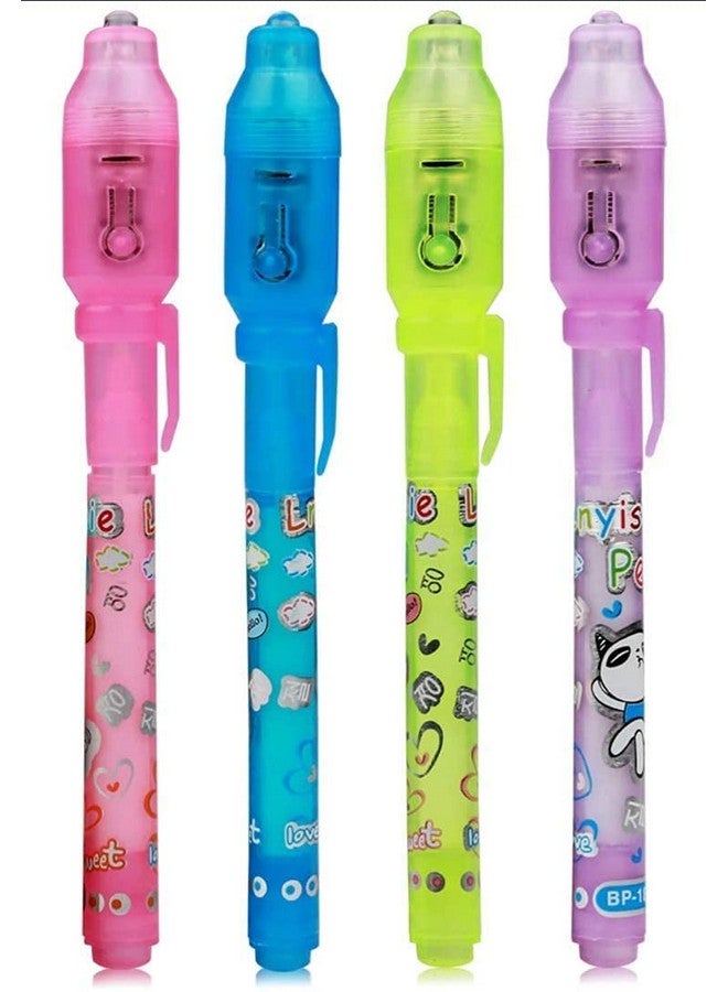 رويالز مجموعة رويالز من 6 قطع (قلم سحري غير مرئي) | قلم حبر غير مرئي، قلم سحري للأطفال، قلم سحري غير مرئي مزود بضوء الأشعة فوق البنفسجية، هدايا إرجاع لحفلات أعياد الميلاد للأطفال - Image 1