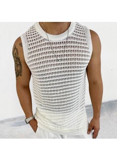 Generic 2024 Mens Sleeveless Knit Vest Black  - Image 3