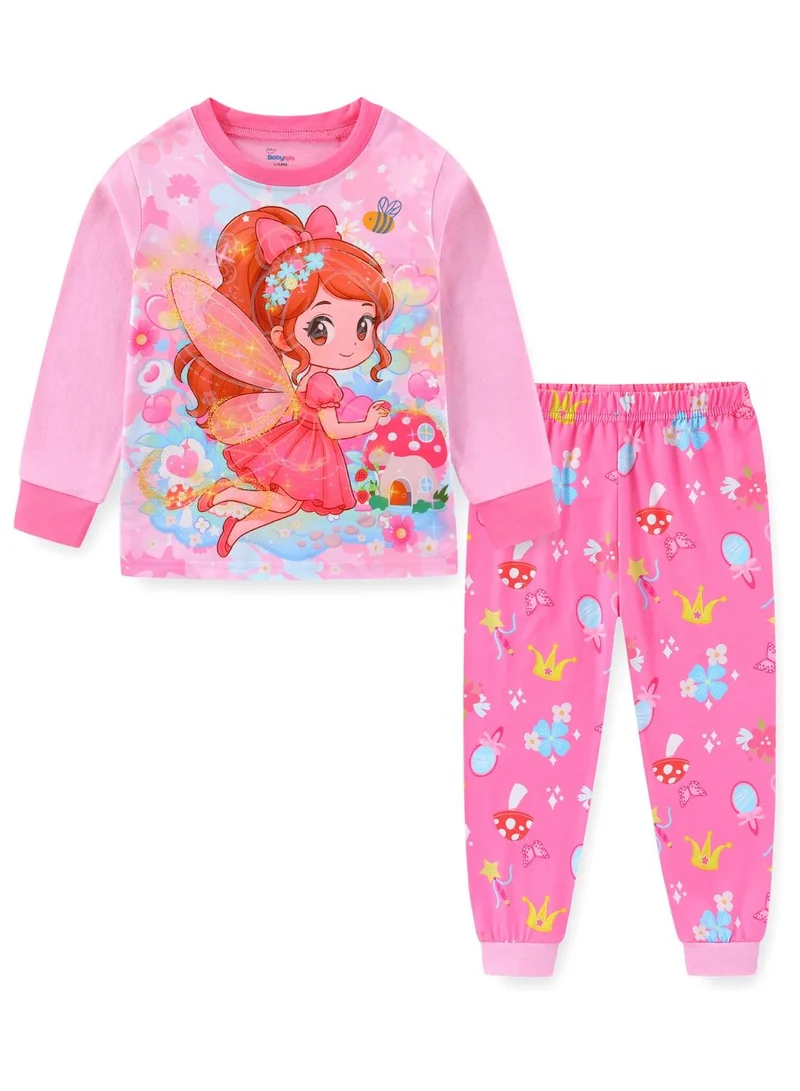 بيبي كلو Glow Fairy Magic Girls Cotton Pajama Night Set