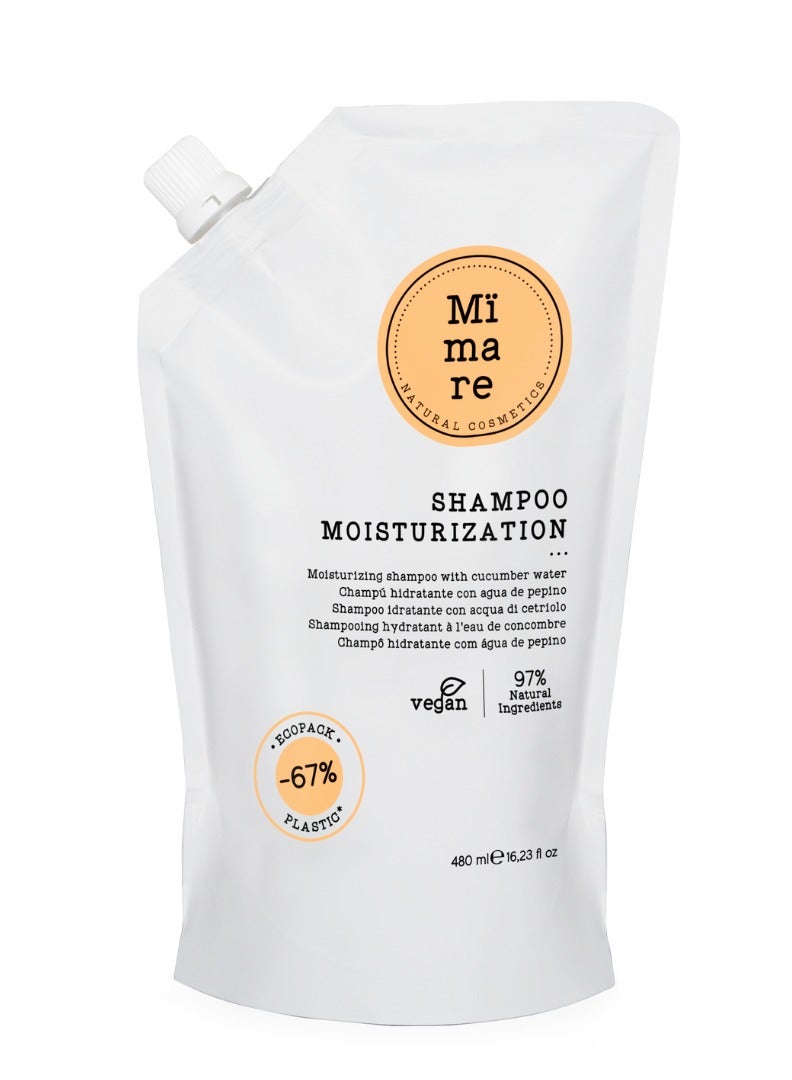  مي ما ري لمستحضرات التجميل الطبيعية  ميمار  شامبو مرطب لجميع أنواع الشعر 480 مل