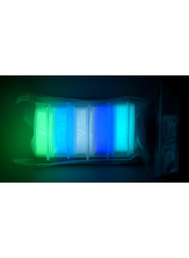 Art 'N Glow Neutral 5 Color Pack Glow in The Dark Pigment Powder - 12g Each, 60g Total… - Image 4