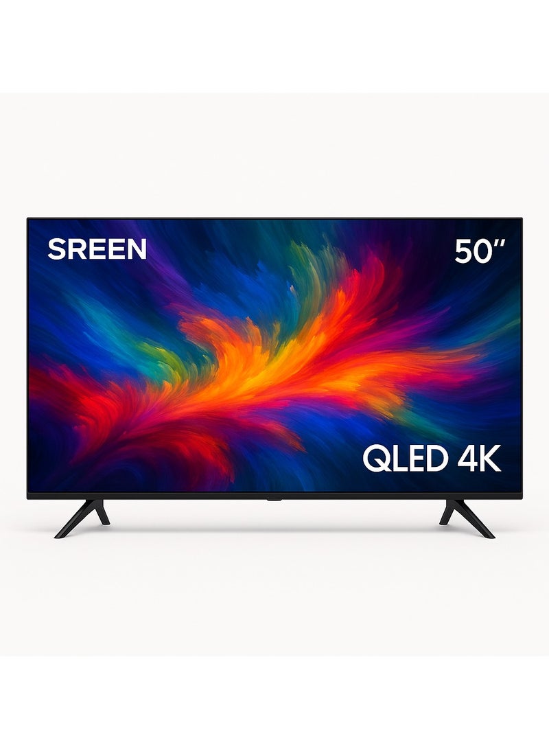 SREEN 50-Inch 4K UHD Smart LED TV, Model SRET-50S4KWQ2, WebOS Hub, Dolby Audio, Bluetooth, Apple AirPlay, HDMI, Netflix & YouTube - Image 3