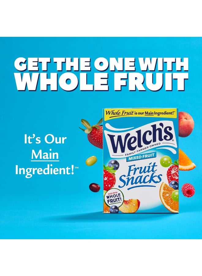 Welch's Fruit Snacks, Mixed Fruit, Gluten Free, Bulk Pack, Individual Single Serve Bags, 0.8 oz (Pack of 40) - Image 3