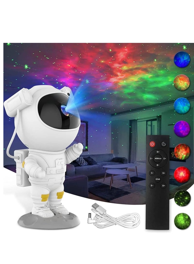 ELTRAZONE Night Lights Star Projector. Astronaut Nebula Galaxy Projector with Timer, Remote Control and 360°Adjustable Design. For Room Decoration Party - Image 1