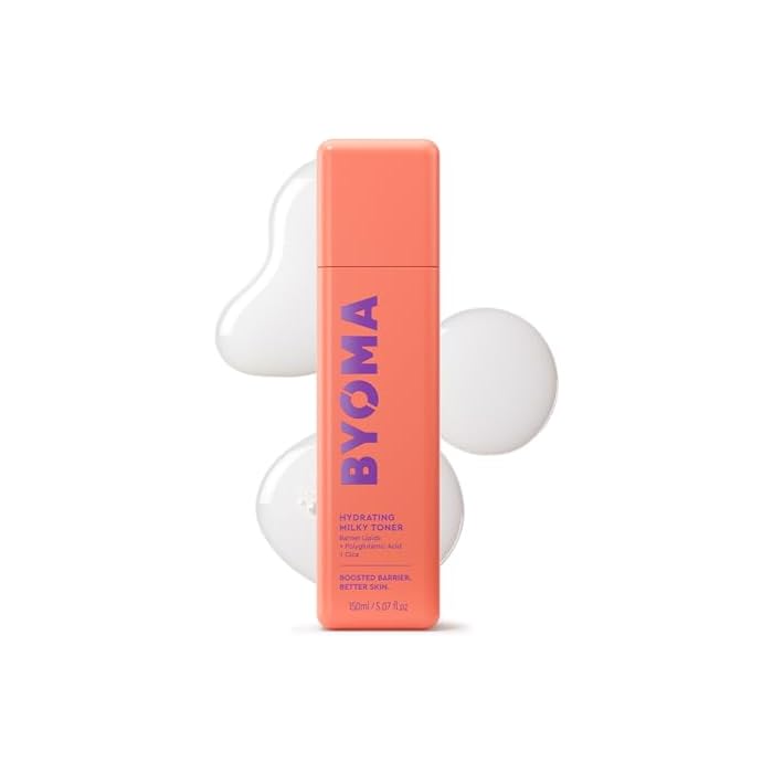 BYOMA Hydrating Milky Toner - Dewy, Ultra Hydrating Toner for Face - Soothes Skin, Locks in Moisture, Reduces Redness - Barrier Repair - 5.07 fl oz