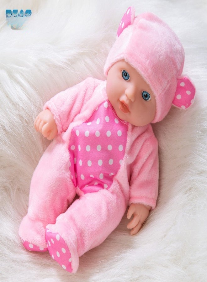 New 8inch Doll 20cm Dress up White Doll Play House Soft Plastic Doll Girl Sleeping Soothing Doll Wholesale(Q8G-007 blue nightgown, 8-inch doll + clothes) - Image 5