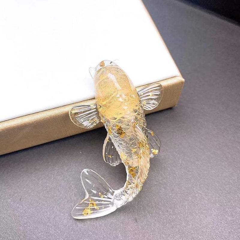 Decorative Koi Fish Ornament Natural Crafted For Any Setting Color 14 - Image 2