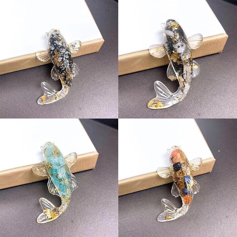 Decorative Koi Fish Ornament Natural Crafted For Any Setting Color 14 - Image 5