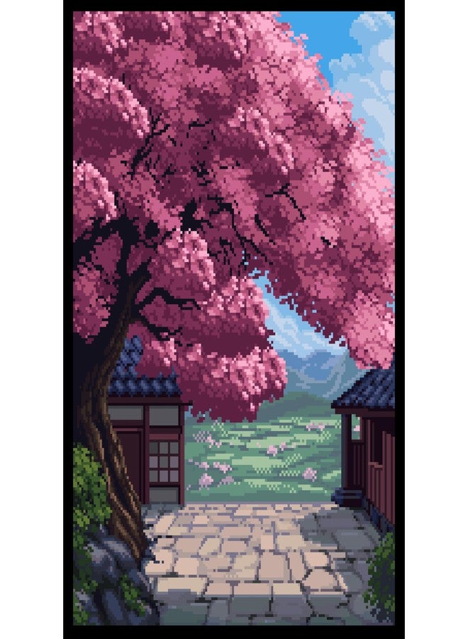 Realm Guard سلسلة Realm Guard Pixel Art - 100 قطعة من أغطية بطاقات TCG/MTG المزخرفة (زهر الكرز) - Image 4