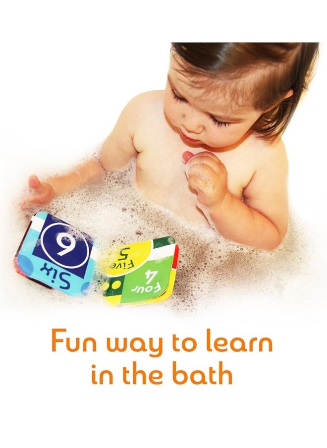 BabyBibi Floating Baby Bath Books - Bath Books for Babies, Infants - Waterproof, Mold-Free Bath Toys for Learning & Early Education (Set of 2 - Alphabet & Numbers Books)  - Image 4