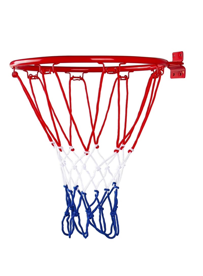 YelaJoy Basketball Hoop, Dream Travel Basketball Rim Goal Wall Mounted Basketball Hoop Indoor Outdoor Hanging Basketball Hoop  - Image 1