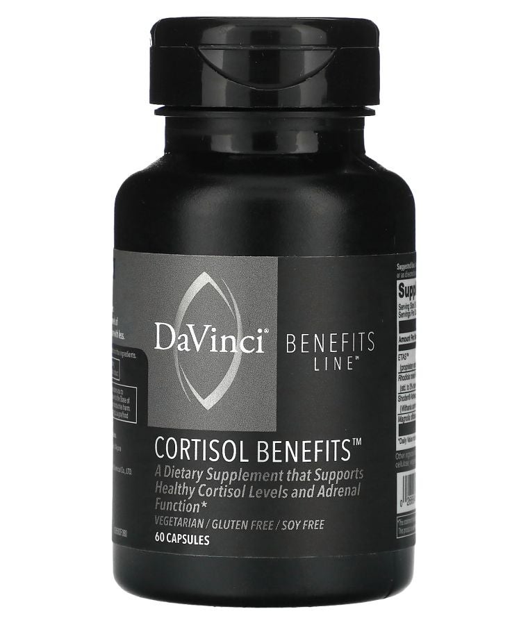 DaVinci Laboratories Benefits Line Cortisol Benefits 60 Capsules