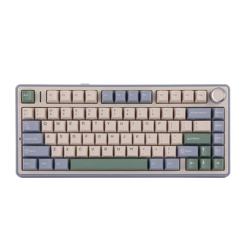 Aula F75 Mechanical Keyboard, 75% Ansi, Hot-Swap, Gasket, PBT Keycaps, Bluetooth 5.0, 2.4G Wireless, Wired, for Mac, Windows - Image 1