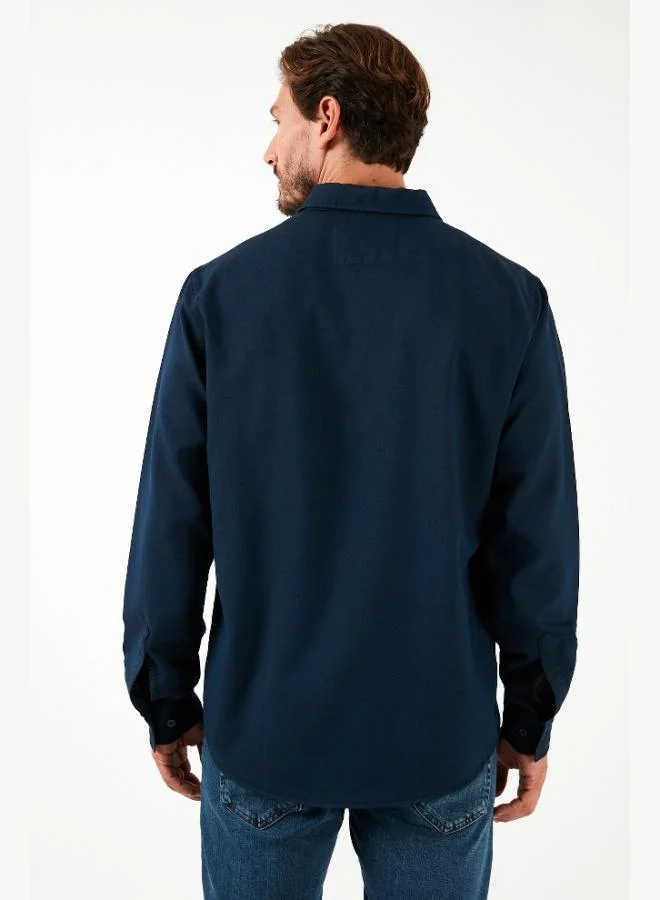 Buratti  Buratti Stretch Cotton Regular Fit Shirt Men's SHIRT CF25W128861 for Men | Best Price UAE