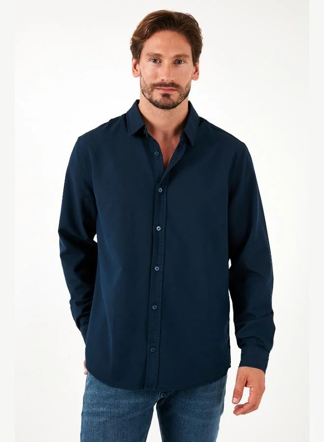 Buratti  Buratti Stretch Cotton Regular Fit Shirt Men's SHIRT CF25W128861 for Men | Best Price UAE