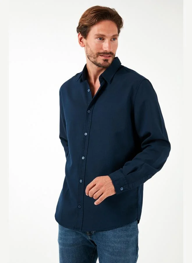 Buratti  Buratti Stretch Cotton Regular Fit Shirt Men's SHIRT CF25W128861 for Men | Best Price UAE