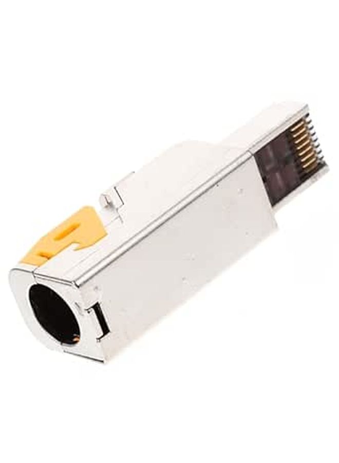 Cat8 Shielded Rj45 Ethernet Connector Pass Through 10gbps Network Plug - Image 1