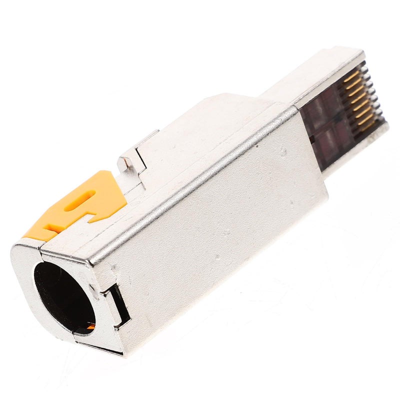 Cat8 Shielded Rj45 Ethernet Connector Pass Through 10gbps Network Plug - Image 2