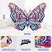 Mys Aurora Wooden Puzzles for Adults Butterfly Jigsaw Puzzles 300 Pieces 118 x 153 Inch Unique Shaped Irregular Colorful Wood Puzzles Beautiful Packaging Gifts for Adults and Kids Family Game - Image 4