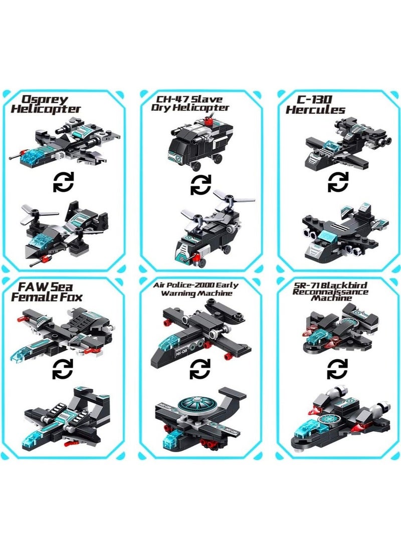 Robot Building Blocks Toy from 6 7 8 9 10 Years for Boys 577 Pieces Construction Toy 25-in-1 STEM Building Learning Toy Aeroplane Building Kit Educational Gift for Boys and Girls  - Image 3