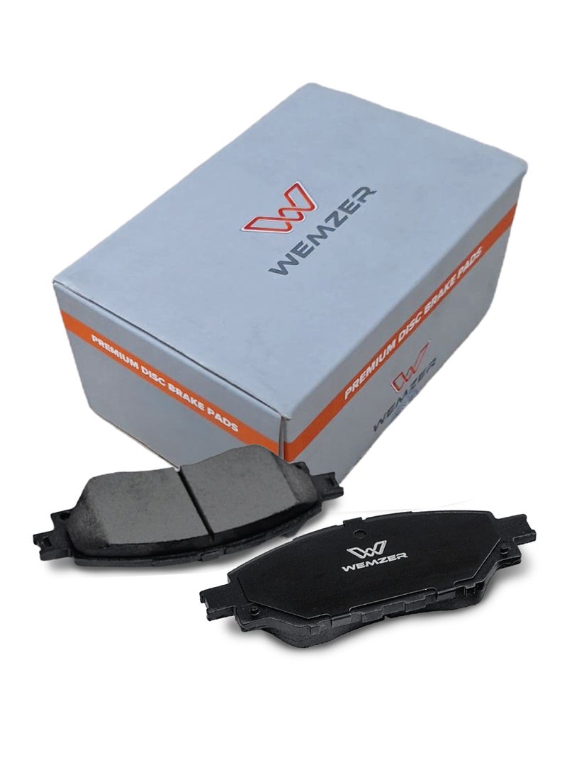 WEMZER INDUSTRIES - WEMZER | Premium Ceramic Brake Pads |D1060-JK00B-WZ|Compatible With: Infiniti (Find Fitting Compatibility in Description) - Image 1