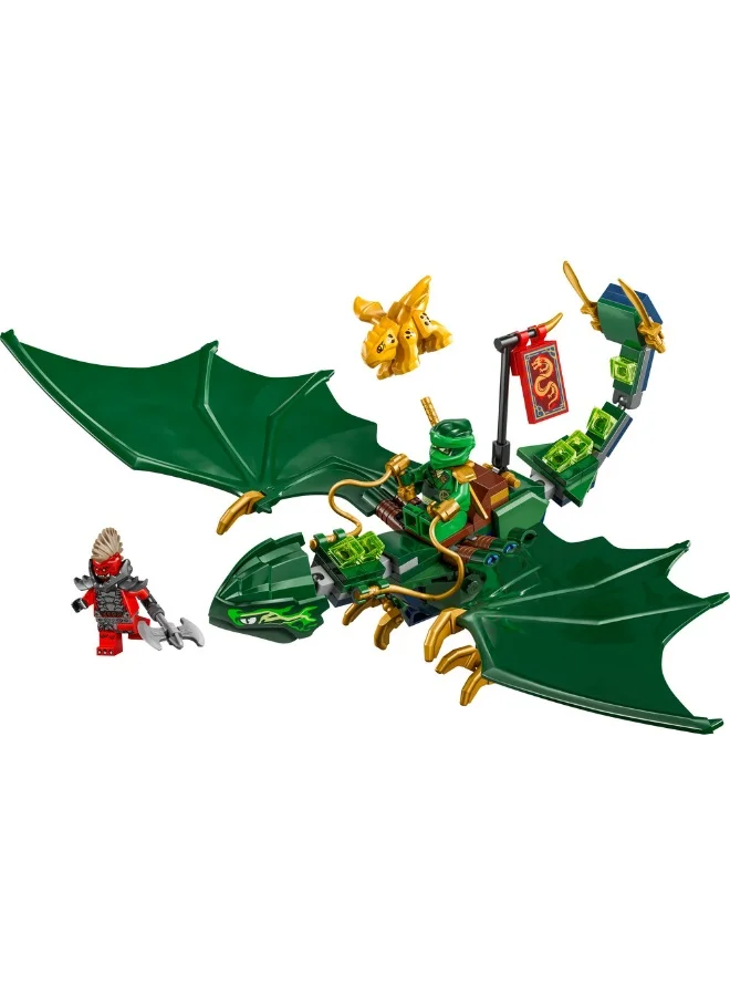 LEGO NINJAGO® Lloyd’s Green Forest Dragon Toy 71829 (128) Pieces