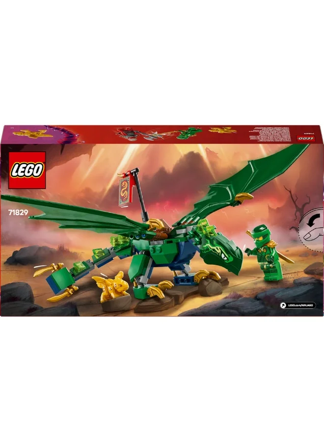 LEGO NINJAGO® Lloyd’s Green Forest Dragon Toy 71829 (128) Pieces