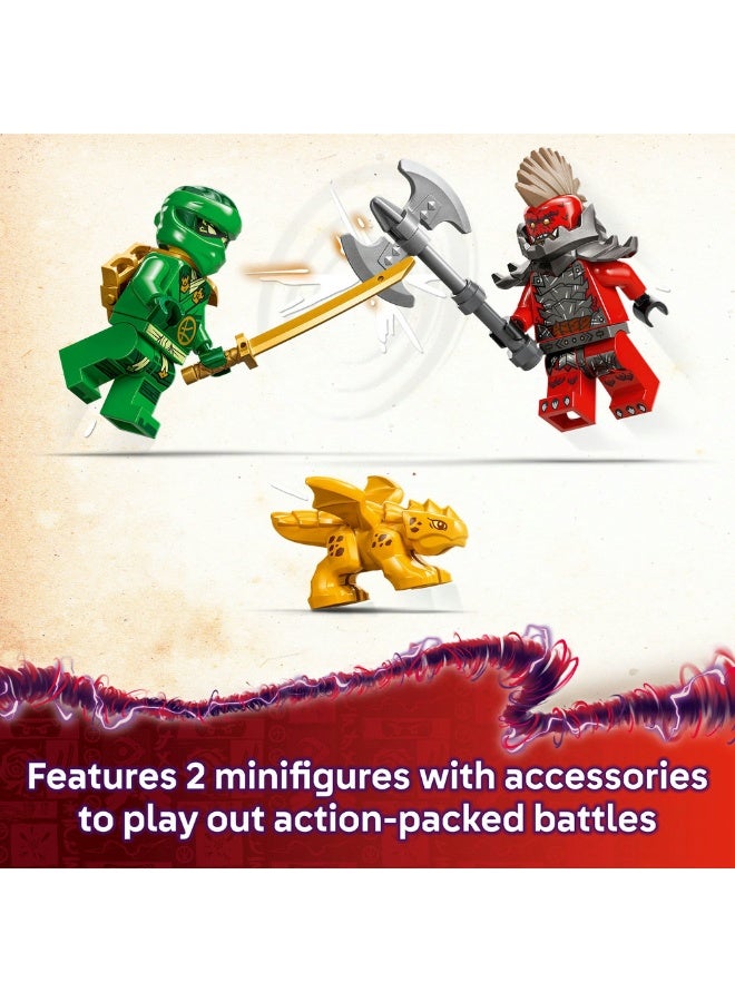 LEGO NINJAGO® Lloyd’s Green Forest Dragon Toy 71829 (128) Pieces  - Image 5