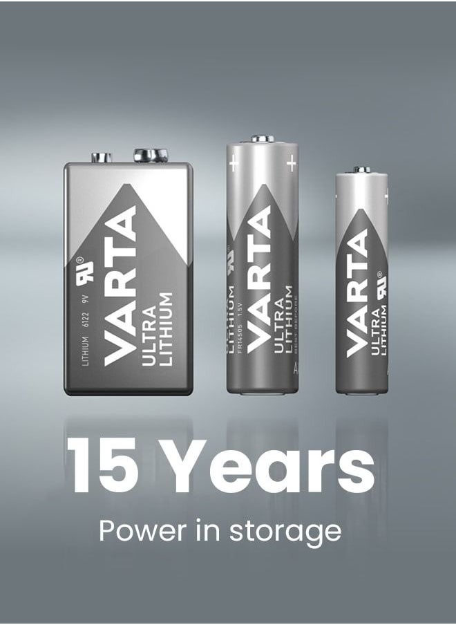Varta Ultra Lithium AA Battery for High-Powered Devices (2-Pack)