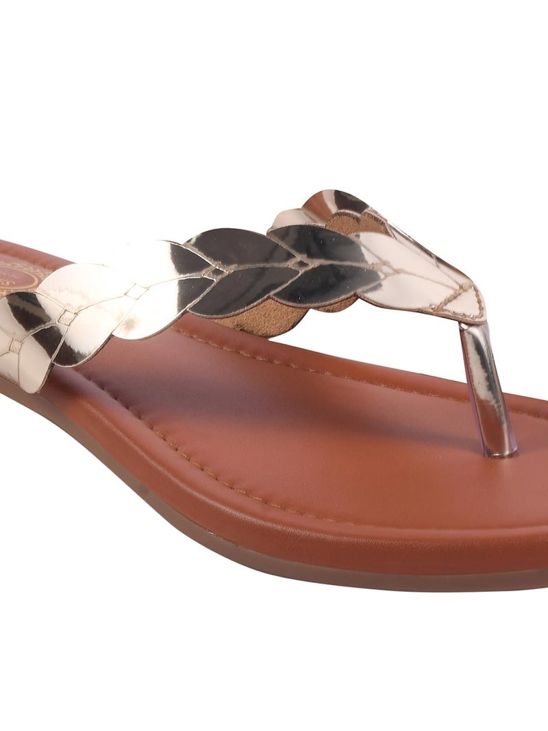 Shoetopia صندل شوتوبيا النسائي المسطح-7755 - Image 5