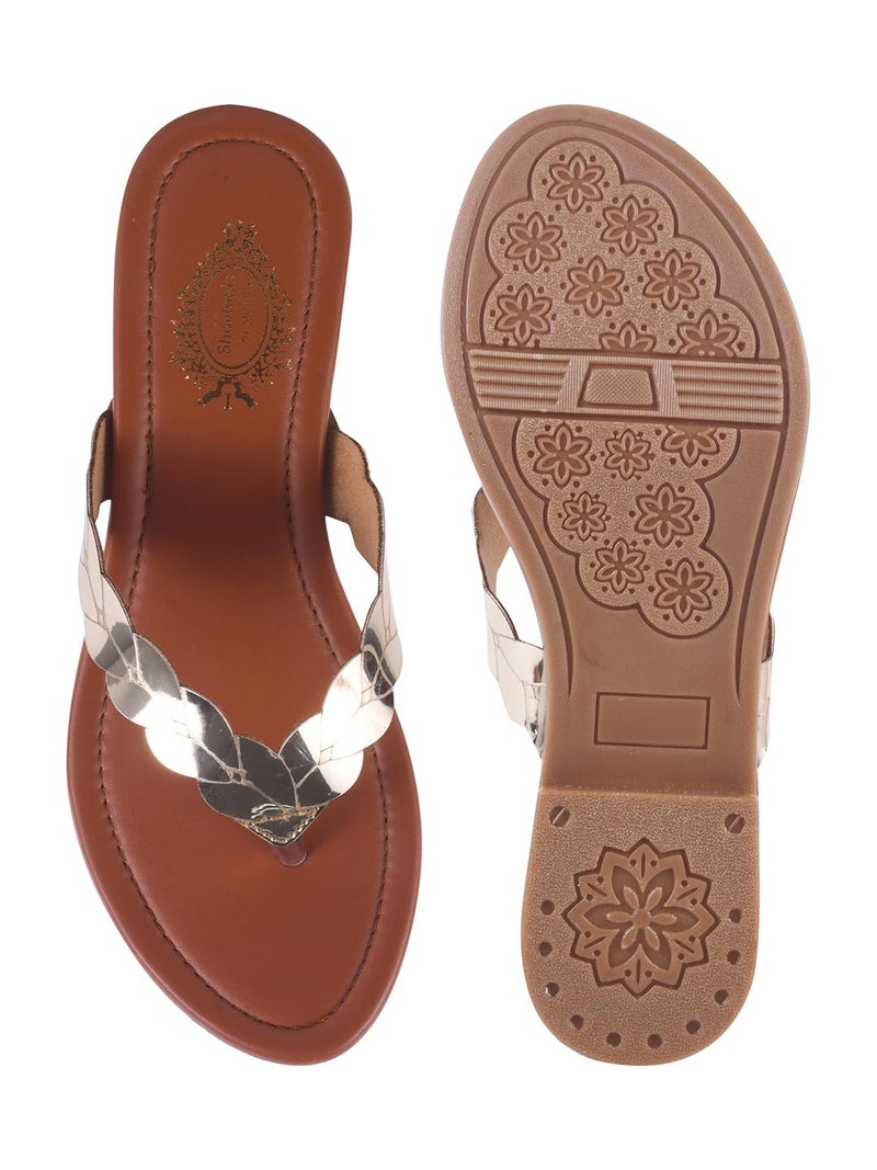 Shoetopia صندل شوتوبيا النسائي المسطح-7755 - Image 4