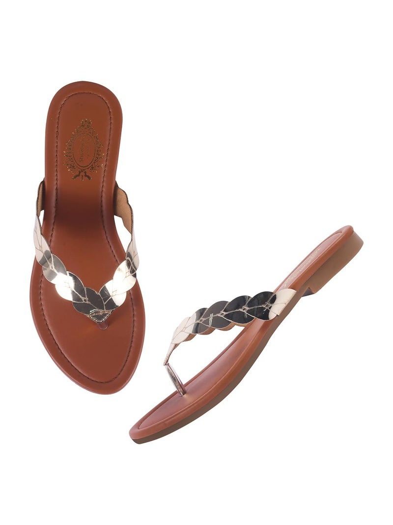 Shoetopia صندل شوتوبيا النسائي المسطح-7755 - Image 1