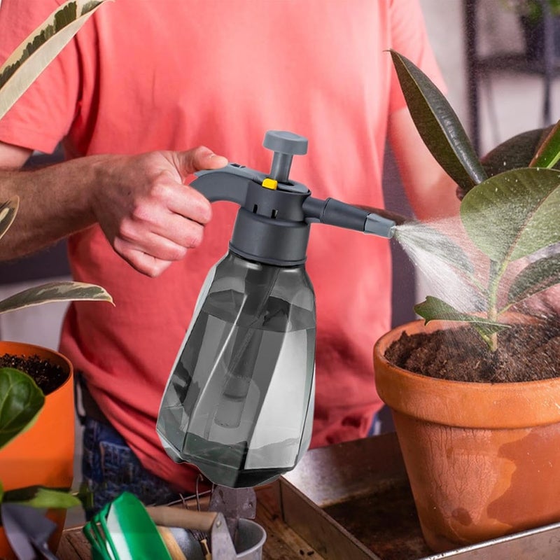 Azonee 1.5L Garden Pump Sprayer, Handheld Pressure Watering Bottle with Adjustable Nozzle, Suitable for Plant Care, Weed Spraying, Home Cleaning, and Car Washing - Image 4