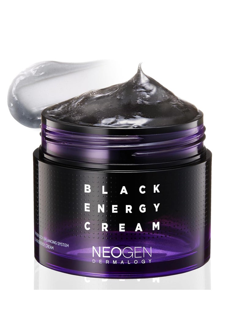 DERMALOGY by NEOGENLAB KBeauty Neogen Dermalogy Black Energy Cream  Revitalizing  Nourishing Gel Moisturizer Sleep Mask Facial Cream wPlantDerived Ingredients 27oz 
