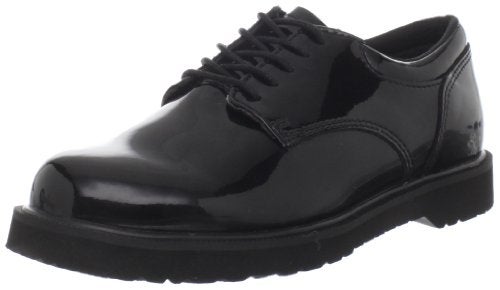 Bates Men's High Gloss Duty Oxford, Black, 11 W US - Image 3