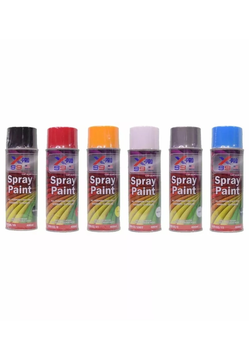 Xpro X-PRO X-Pro 99 Multi-Purpose Spray Paint Gloss White Color, 450ml - Image 2