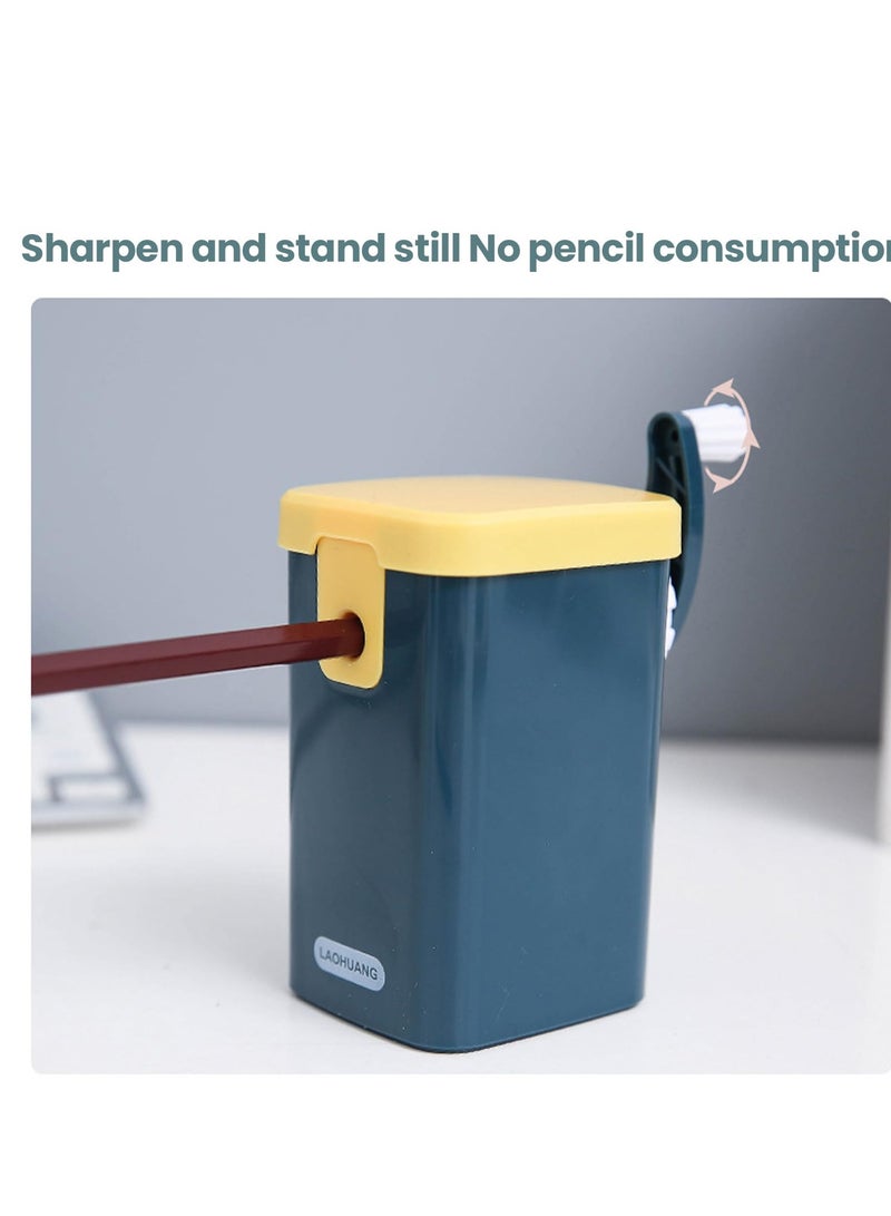 Excefore Manual Pencil Sharpener, Creative Pencil Cutter, Colored Pencils Sharpener for Various Pencils, Suitable for School Home Office Supply - Image 3