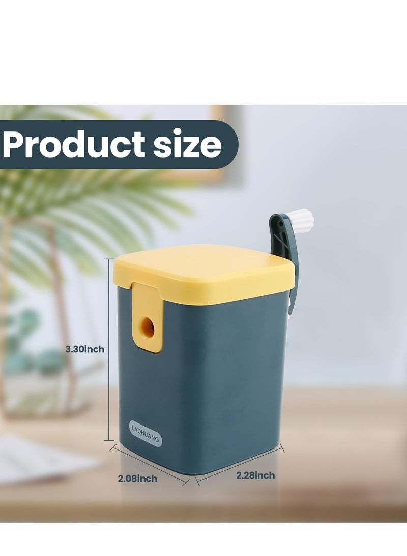 Excefore Manual Pencil Sharpener, Creative Pencil Cutter, Colored Pencils Sharpener for Various Pencils, Suitable for School Home Office Supply - Image 2