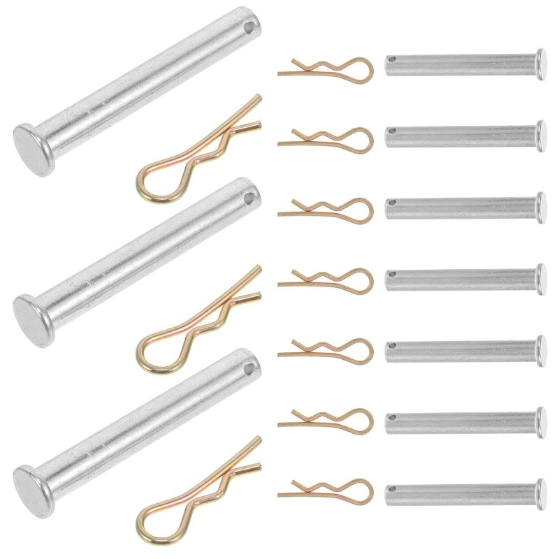 10Pcs 10mm x 70mm Scaffolding Locking Pins with Retainer Clips for Scaffold Assembly Construction Support - Image 2