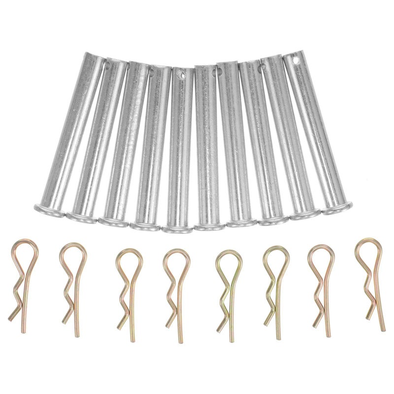 10Pcs 10mm x 70mm Scaffolding Locking Pins with Retainer Clips for Scaffold Assembly Construction Support - Image 4